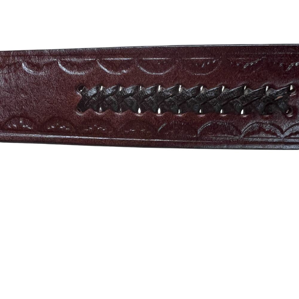 Mexican Scorpion Alacran Charro Cowboy Belt Buckle Leather Braided Made n Mexico - Picture 7 of 9